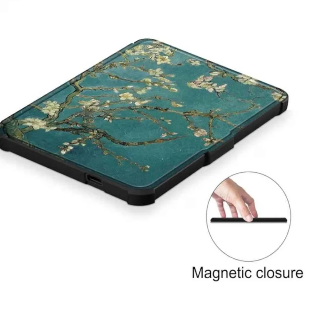 Sleep Cover | Kobo Clara Black & White | Van Gogh's Almond Blossoms Design
